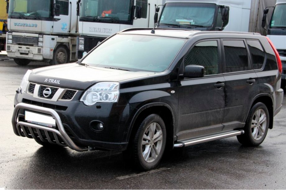 Nissan X-trail T31 2007-2014 Front Bar WT002 (Stainless Steel) Photo 3