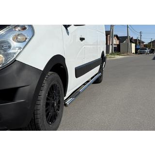 Side Bars BB002 (2 pcs, Stainless Steel) Nissan NV400 2010-2024 photo 4