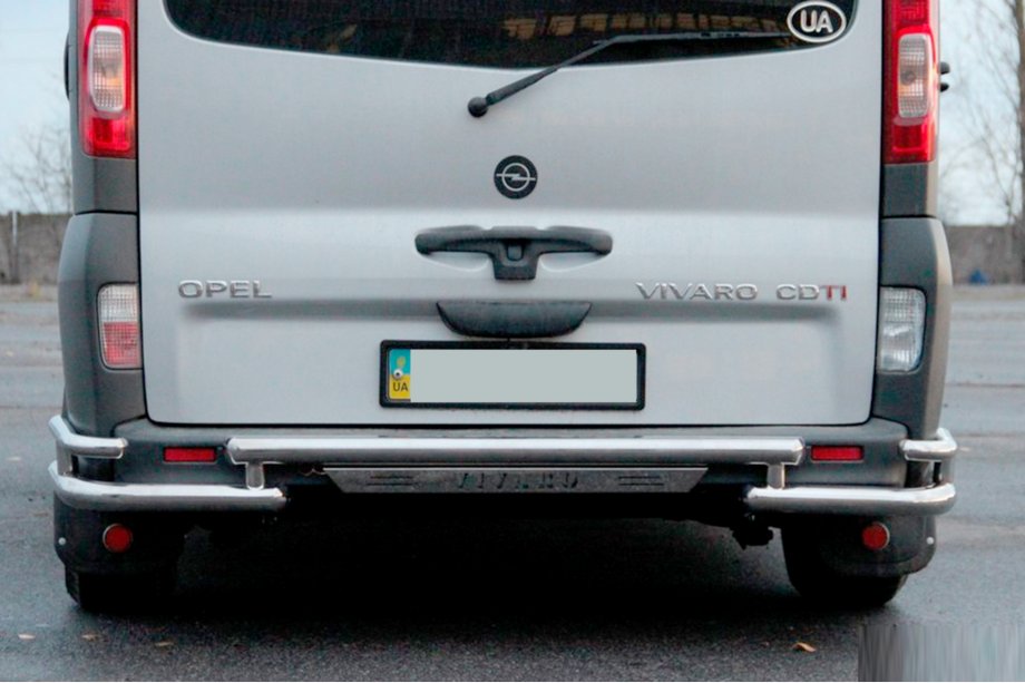 Opel Vivaro 2001–2015 Rear Guard AK-Special (Stainless Steel) Photo 3