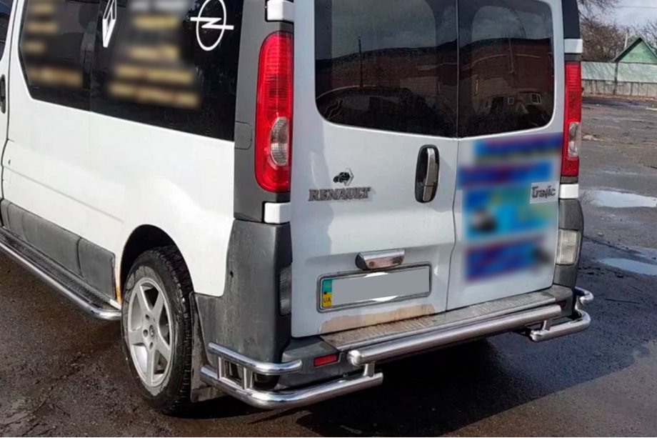 Opel Vivaro 2001–2015 Rear Guard AK-Special (Stainless Steel) Photo 5