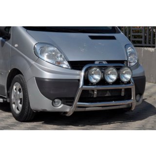Bull Bar WT018 (Stainless Steel) Opel Vivaro 2001–2015 photo 1