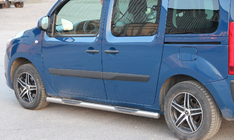 Mercedes Citan 2013-2021 Side Pipes (2 pcs, Stainless Steel) photo 2