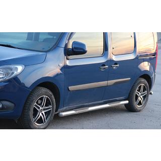 Side Pipes (2 pcs, Stainless Steel) Mercedes Citan 2013-2021 photo 1