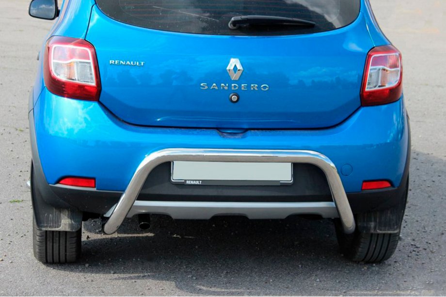 Renault Sandero 2013-2022 Rear Bar AK007 (Stainless Steel) Image