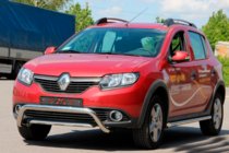 Renault Sandero 2013-2022 Front Bar WT007 (Stainless Steel) photo 3