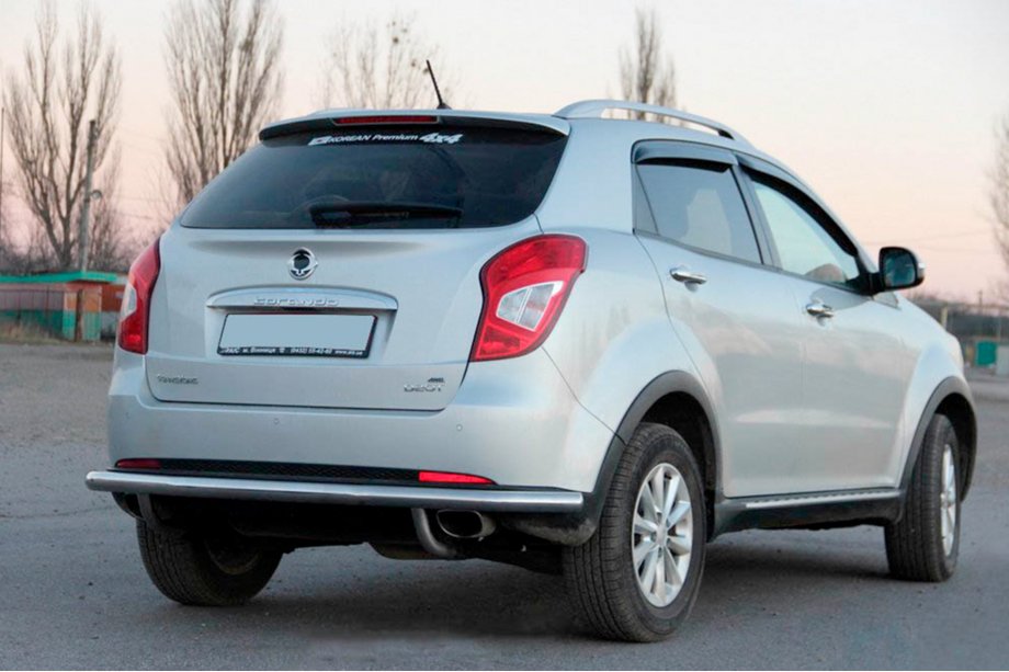 SsangYong Korando 2010-2019 Rear Bar AK005 (Stainless Steel) Image