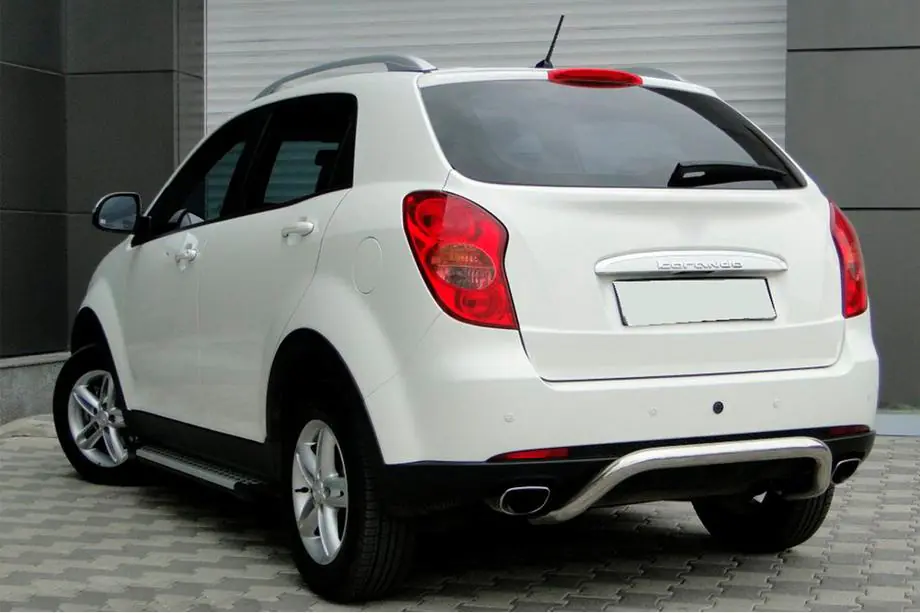 SsangYong Korando 2010-2019 Rear Bar AK006 Stainless Steel Image