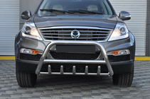 SsangYong Rexton I 2001-2017 Bull Bar WT003 (Stainless Steel) photo 5