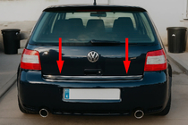 Volkswagen Golf 4 1997-2006 Trunk trim stainless steel photo 1