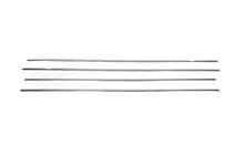 Volkswagen Golf 6 2008-2014 Window Trim Molding (4 pcs, Stainless Steel) OmsaLine - Italian Stainless Steel photo 3