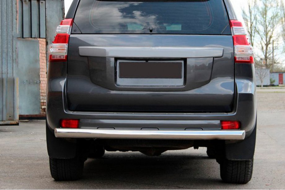 Toyota Land Cruiser Prado 150 2009-2023 Rear Bar AK002 (Stainless Steel) Image