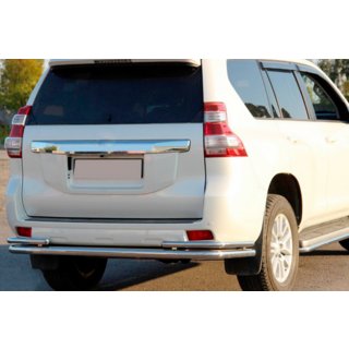 Rear Bar AK005-2 (Stainless Steel) Toyota Land Cruiser Prado 150 2009-2023 photo 1