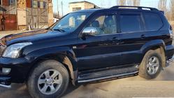 Toyota Land Cruiser Prado 120 2002-2009 Side Step Protection BB004 (2 pcs, stainless steel) photo 2