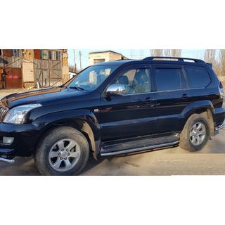 Side Step Protection BB004 (2 pcs, stainless steel) Toyota Land Cruiser Prado 120 2002-2009 photo 2