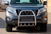 Toyota Land Cruiser Prado 150 2009-2023 Bull Bar QT007 (Stainless Steel) photo 1