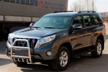 Toyota Land Cruiser Prado 150 2009-2023 Bull Bar QT007 (Stainless Steel) photo 2