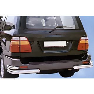 Rear Corner Bars AK003-Double (2 pcs, stainless steel) Toyota Land Cruiser 100 1998-2007 photo 4