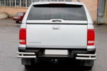 Volkswagen Amarok 2010-2022 Rear Corner Bars AK003-Double (2 pcs, stainless steel) photo 4