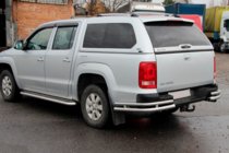 Volkswagen Amarok 2010-2022 Rear Corner Bars AK003-Double (2 pcs, stainless steel) photo 5