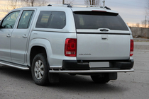 Volkswagen Amarok 2010-2022 Rear Guard AK005-2 (2 pcs, stainless steel) photo 2