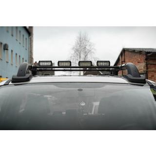 Black Shark Roof Rails (with Crossbars) Volkswagen Amarok 2010-2022 photo 4