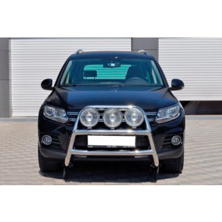 Bull Bar WT018 (Stainless Steel) Volkswagen Tiguan 2007-2016 photo 2