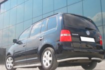 Volkswagen Touran 2003-2010 Rear Corner Bars AK003 (2 pcs, stainless steel) photo 4