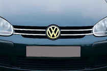 Volkswagen Golf 6 2008-2014 Grille Covers (4 pcs, Stainless Steel) photo 1