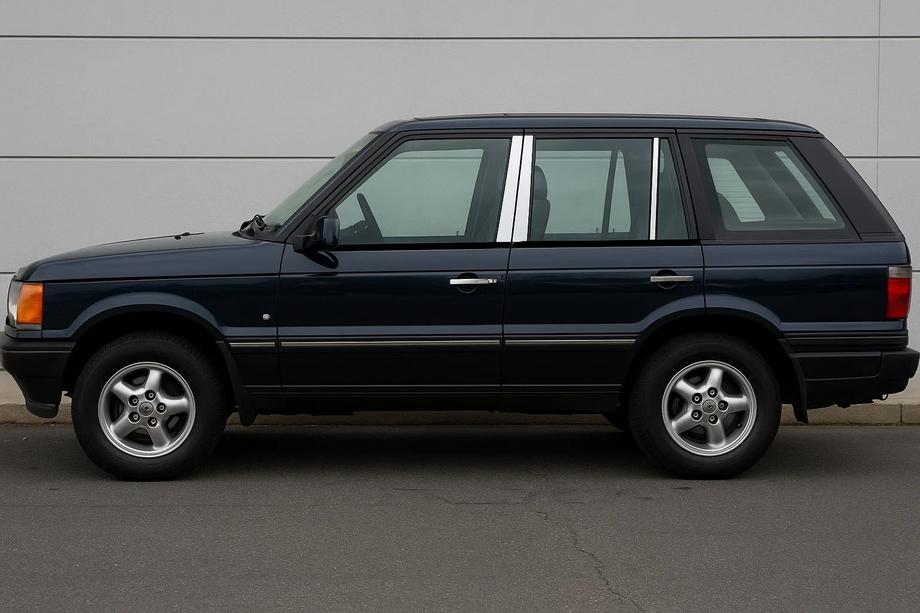 Range Rover II P38A 1997-2002 Stainless Steel Door Pillar Trim (6 pcs) Image