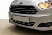Ford Courier 2014-2023 Grille Covers OmsaLine (2014-2018, 4 pcs, stainless steel) photo 3