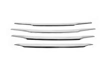 Ford Courier 2014-2023 Grille Covers OmsaLine (2014-2018, 4 pcs, stainless steel) photo 2