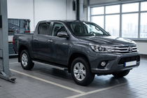 Toyota Hilux 2015- Side Steps BlackLine (2 pcs, Aluminum) photo 1