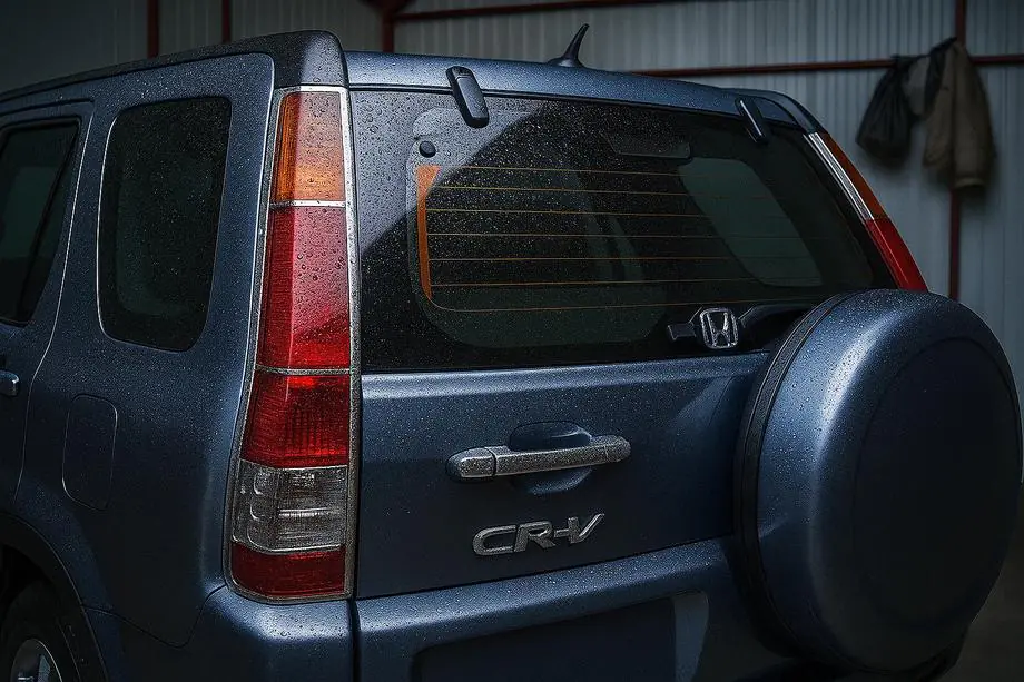 Honda CRV 2001-2006 Chrome Tail Light Covers (2 pcs, plastic) Image
