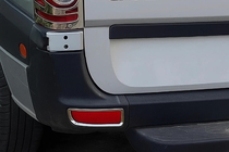 Volkswagen Crafter 2006-2016 Reflector Covers (2 pcs, Stainless Steel) photo 1