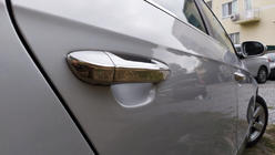 Volkswagen Passat B6 2006-2012 Chrome flat door handle covers (4 pcs, stainless steel) photo 1