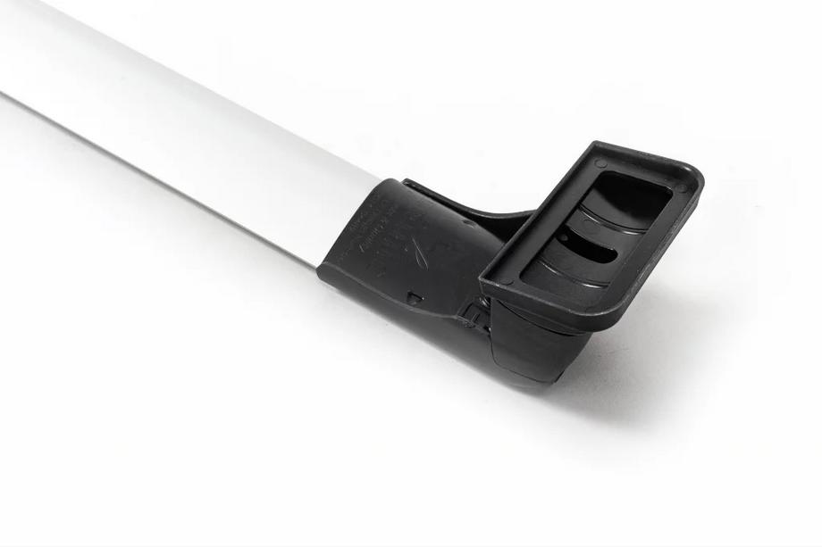 Fiat Doblo II 2010-2022 Lockable roof cross bars for factory mounting points (2 pcs) Grey Photo 16
