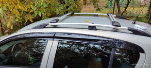 Opel Astra H 2004-2013 Lockable roof rack for standard roof rails (2 pcs) Black photo 1