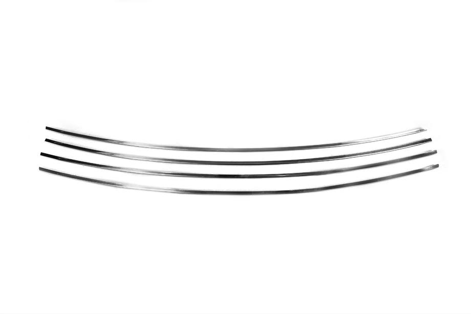 Volkswagen T4 Caravelle/Multivan 1990–2003 Bumper grille trims Slant hood (4 pcs, stainless steel) Photo 3