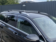 Volkswagen Passat B8 2015-2023 Lockable roof rack for integrated roof rails (2 pcs) Black photo 4