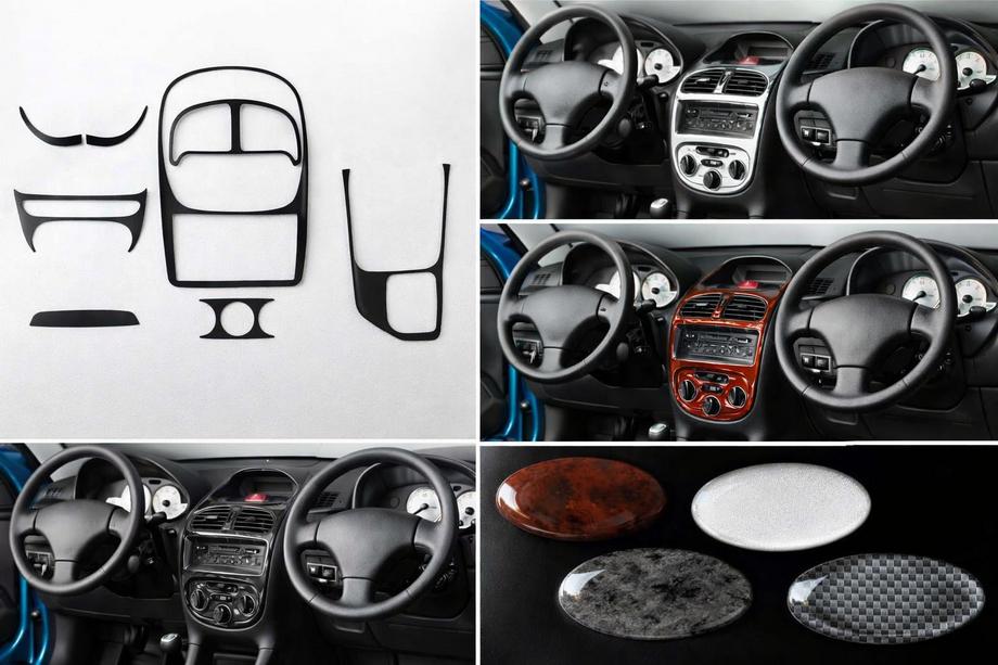 Kia Sportage 1994-2004 Dashboard Trim Covers (2001-2005) Aluminum Image