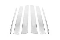 Volkswagen Touran 2003-2010 Stainless Steel Door Pillar Trim (10 pcs) photo 1