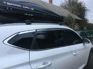 Hyundai Tucson TL 2016-2021 Window deflectors with chrome strip (6 pcs, Niken) photo 4