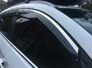 Hyundai Tucson TL 2016-2021 Window deflectors with chrome strip (6 pcs, Niken) photo 3