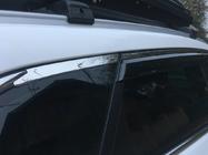 Hyundai Tucson TL 2016-2021 Window deflectors with chrome strip (6 pcs, Niken) photo 6