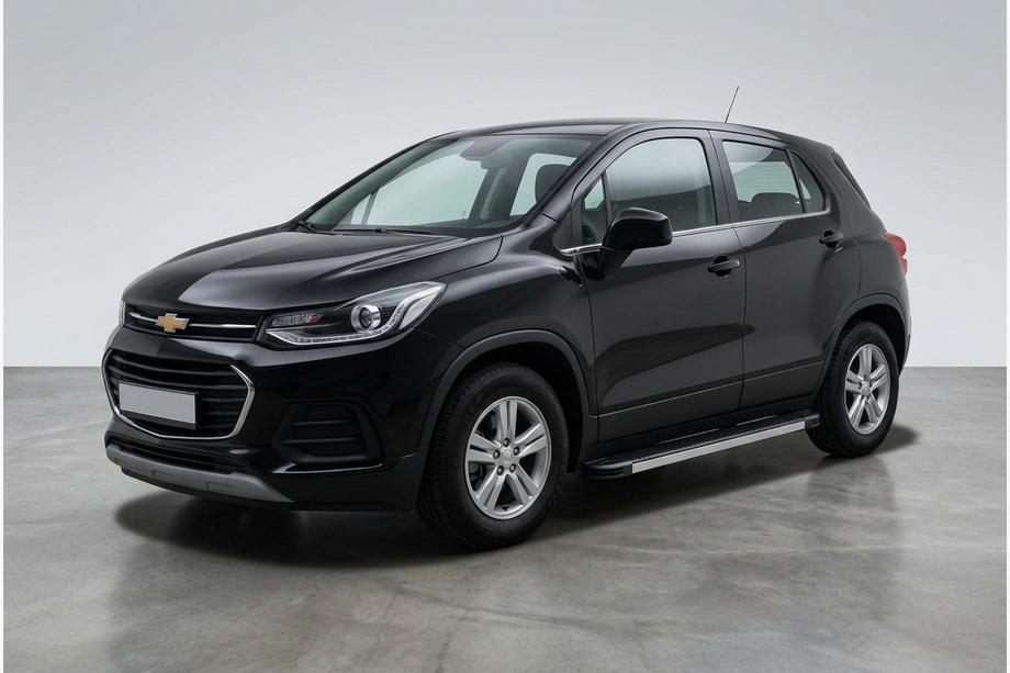 Chevrolet Trax 2012-2023 Side Steps Maya V1 (2 pcs, Aluminum) Image