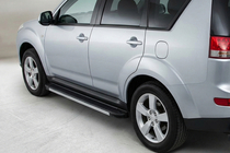 Citroen C-Crosser 2007-2013 Side Steps Maya V1 (2 pcs, Aluminum) photo 1
