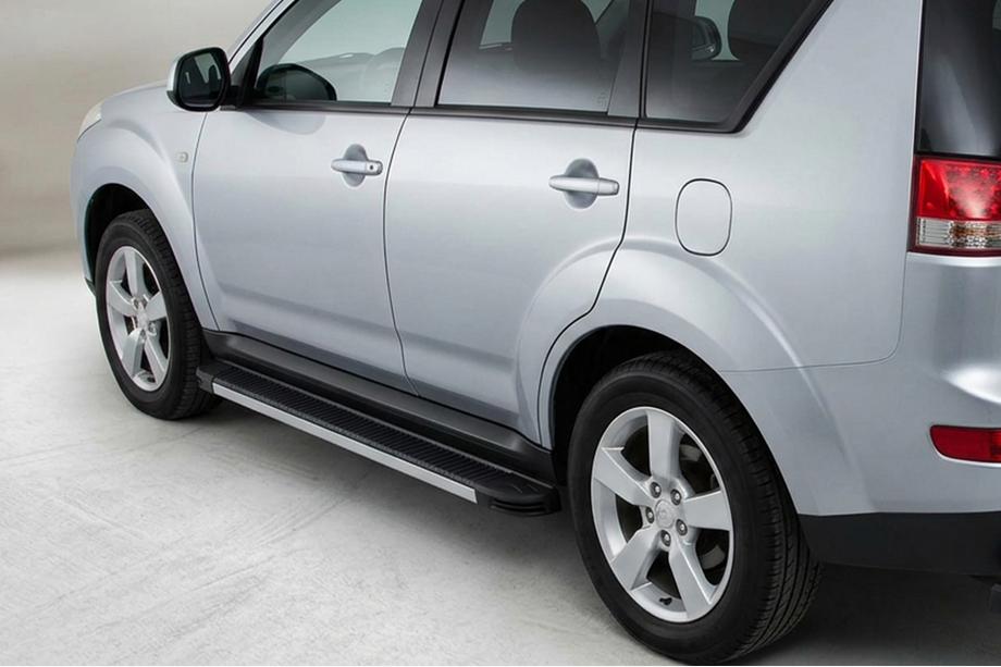 Citroen C-Crosser 2007-2013 Side Steps Maya V1 (2 pcs, Aluminum) Image