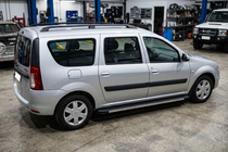 Dacia Logan MCV 2004-2014 Side Steps Maya V1 (2 pcs, Aluminum) photo 3