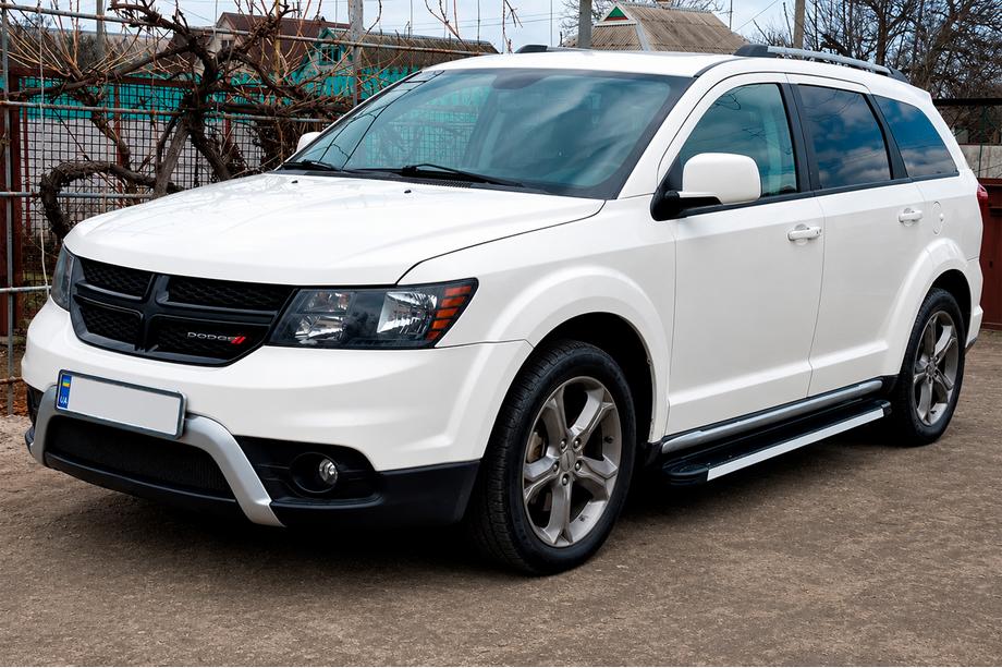 Dodge Journey 2008-2020 Side Steps Maya V1 (2 pcs, Aluminum) Image