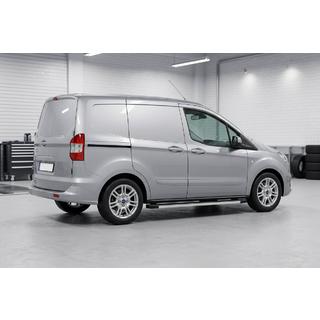 Side Steps Maya V1 (2 pcs, Aluminum) Ford Courier 2014-2023 photo 1